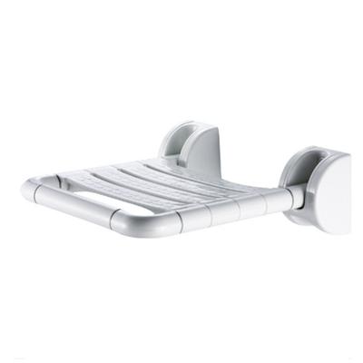 Folding Shower Seat Wall Mount Space Saving Antislip Safety Bathroom Wall Shower Bench for The