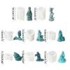 QX2E Silicone Mold Large Oceanid Mermaid Resin Mould DIY Shell Conch Soap Mold