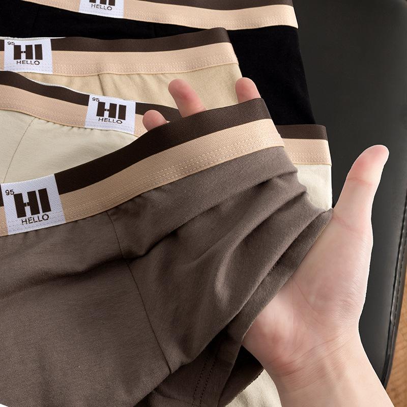 Men's Underwear Men's Youth Shorts Comfortable and Breathable Mid Waist Flat Angle Pants