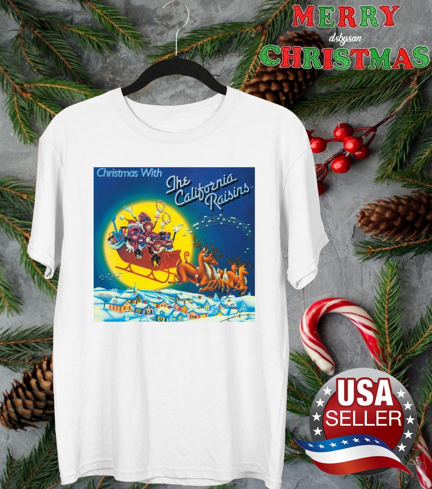 

HOT NEW The California Raisins BAND CHRISTMAS shirt Unisex JJ4956 Unisex T-Shirt XXXL