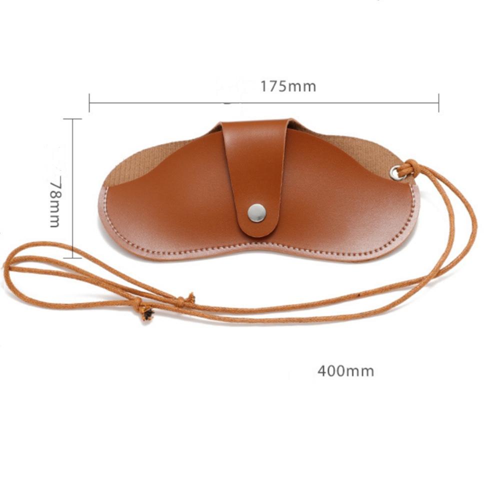 Lanyard Sunglasses Case Portable Hanging Glasses Bag Box Men Women Eyeglasses Protector Cover Clip with Anti-lost Neck Strap