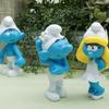 Encantador Desenho Animado Smurfs Conjunto de 6 Adoráveis Bonecos Colecionáveis de PVC