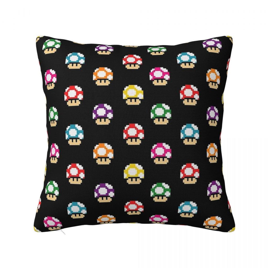 Super Marios Cup Collection Pillowcases Polyester Bed Car Cushion Cover Funny Home Decoration Pillowcase 40*40
