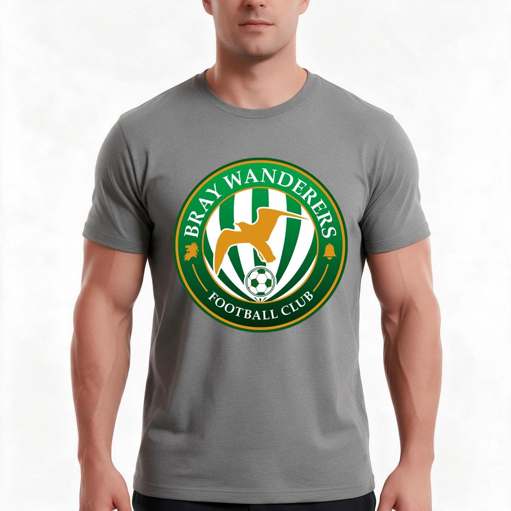 Unisex Unisex Bray Wanderers Ireland Awesome For Music Fan Unisexs Funny Tshirt Summer Casual Cotton Tee Oversized Streetwear Tops