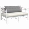 Back Cushion Light Grey 120 x 19 x 50 cm Fabric