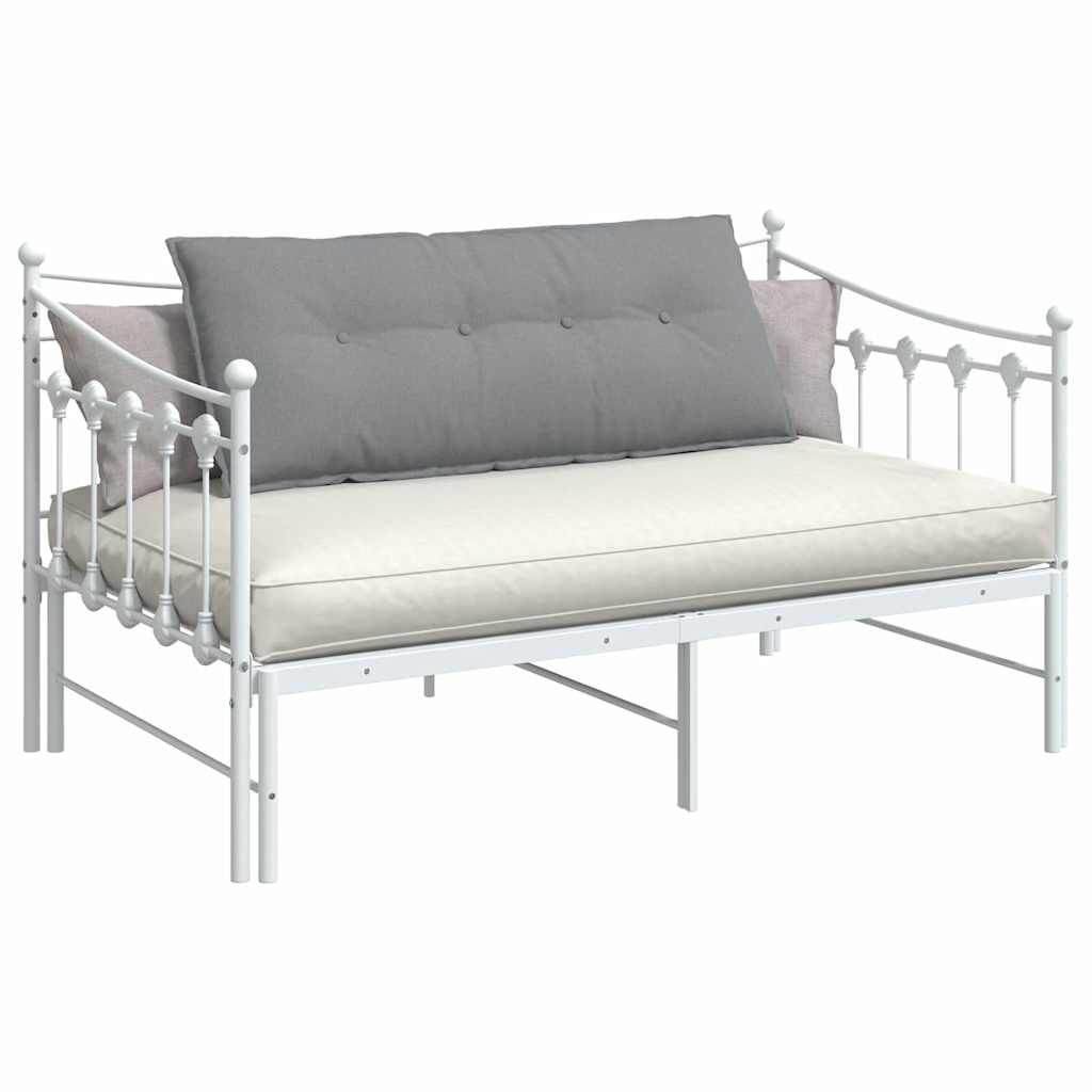 Back Cushion Light Grey 120 x 19 x 50 cm Fabric
