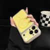 Lychee Pattern Magnetic Snap iPhone16/17Pro Case with Large Lens Protector