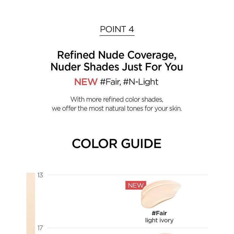 JUNG SAEM MOOL - Essential Skin Nuder Long Wear Cushion - 6 Colors