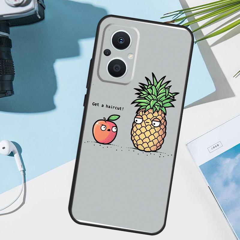 Summer Fruit Pineapple Case For OPPO Reno 12 F 13 13F 11 8T 7 8 10 Pro OPPO Find X8 X6 Pro X3 X5 Lite Cover Funda