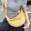 Underarm bag, crescent bag, dumpling bag, large capacity canvas women's bag, bag, light storage, new models