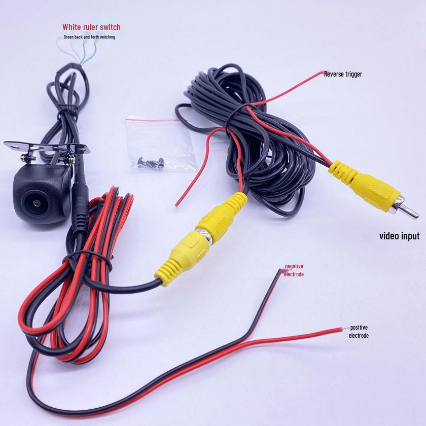 Universal Car Rearview Camera with Front/Rear Ruler Switching