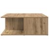Coffee Table Artisan Oak 80 X 80 X 31 Cm Engineered Wood