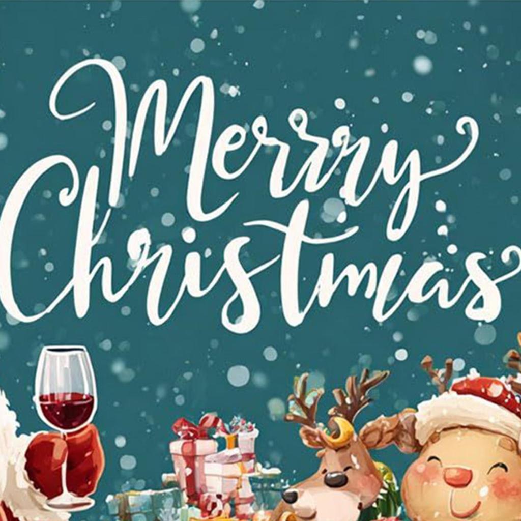 Garage Door Christmas Banner 13x6ft Holiday Decor Outdoor Christmas Banner For Garage Door Party Porch Yard Wall House Home