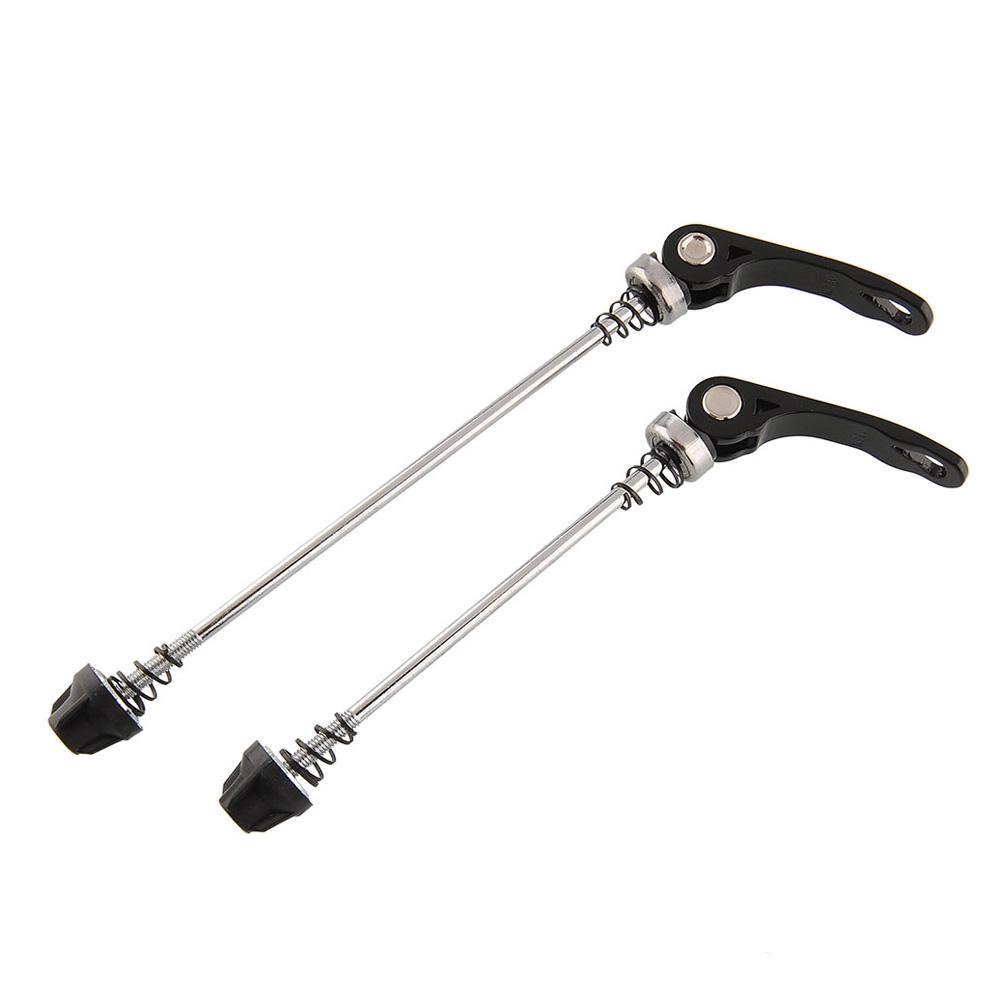 1 Paar Fahrrad Radnaben Schnellspanner (Vorne hinten)  Aluminiumlegierung Schnellspannbolzen Hebel Achse Glatter Nockenmechanismus Hebel