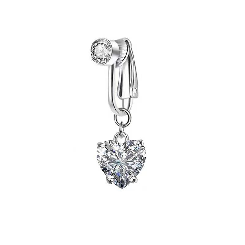 No Piercing Belly Button Clamp Easy To Wear Navel Rings Comfortable Women Body Adornment For Parties And Daily Wear