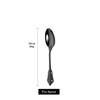 Black 18/10 Stainless Steel Retro Cutlery Set Dinnerware Set Knife Fork Spoon Tea Spoon Tableware Set Kitchen Dinner Flatware Set
