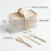 Reusable Plastic Bento Box For Kids Students Camping Picnic Sealed Lunch Box Microwave Heatable Portable Food Storage Container