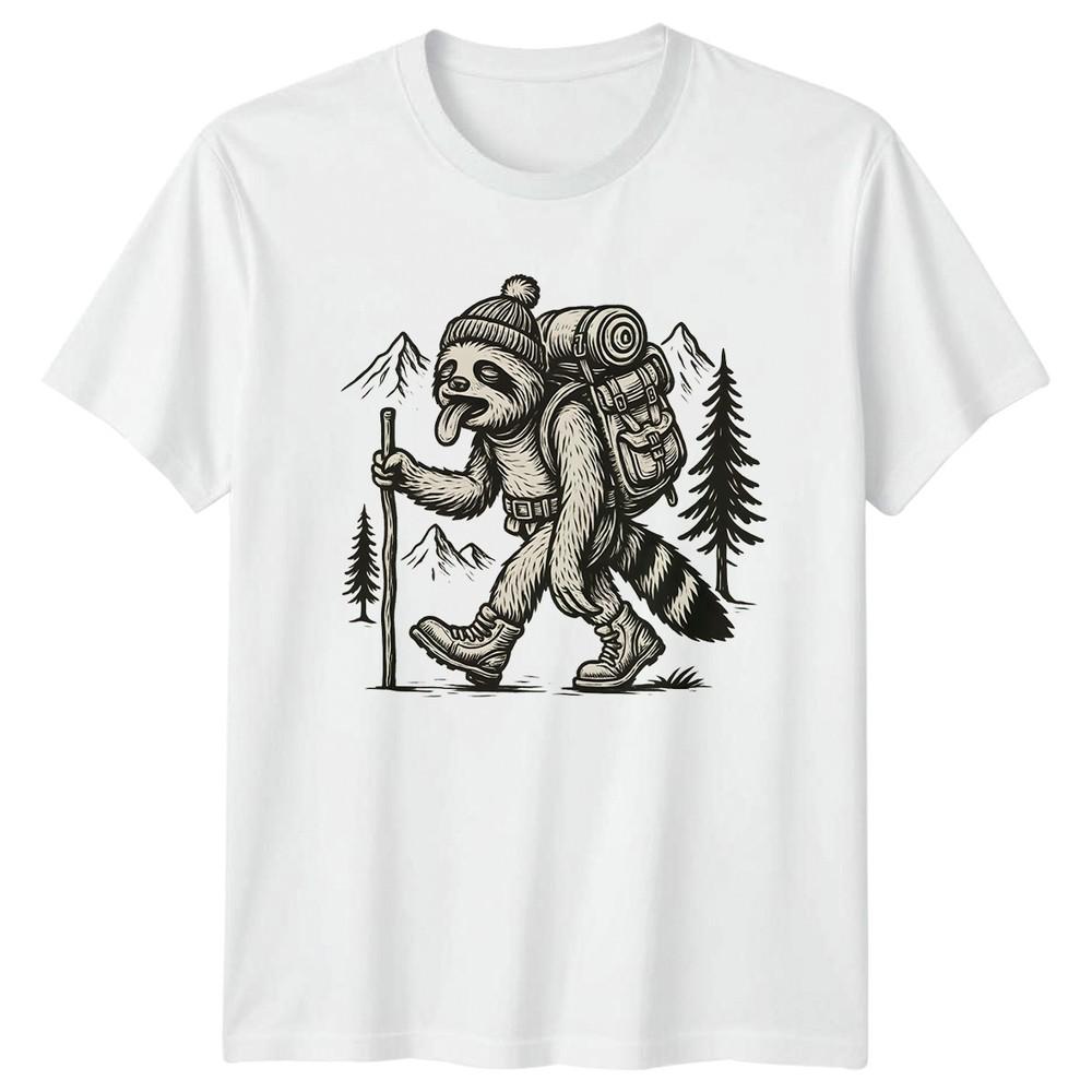 Tired Sloth Always Hiking Slowly TShirt Sloth Lover Outdoors Birthday Gift S