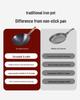 Zhangqiu Non-stick Cast Iron Wok with Large Ladle for Home & Restaurant Use - Suitable for Gas Stoves
