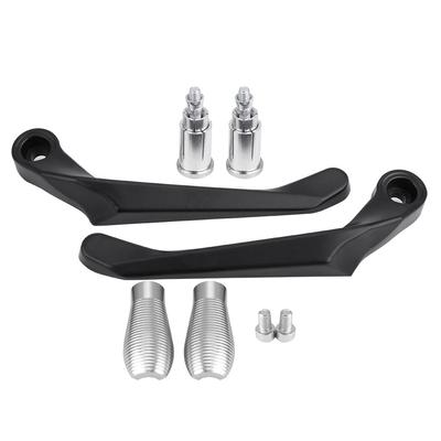 1 Pair of Motorcycle Brake Clutch Levers Protect Guard Accidental Contact Handlebar 22mm Silver