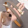 Women's Genuine Leather Kelly Belt - Versatile, Waist-Cinching, for Dresses & Coats