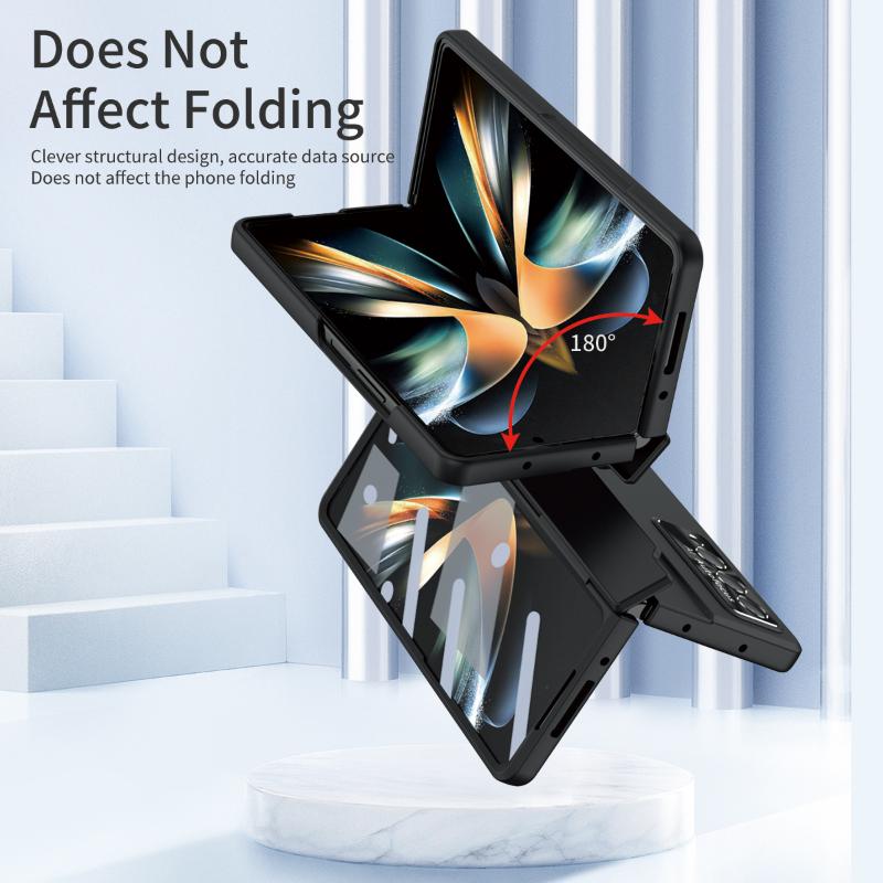 Capa For Samsung Galaxy Z Fold 4 3 5g Case Hinge Full Protection Armor Shockproof Pc Cover For Samsung Z Fold4 Fold3 Case Funda