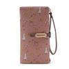 Portafoglio Lungo da Donna Fantasia Alberi Carini Design Foresta Ragazza Portamonete con Zip Signora Porta Documenti Carte di Credito Portafoglio a Busta in Pelle PU Borsa per Soldi