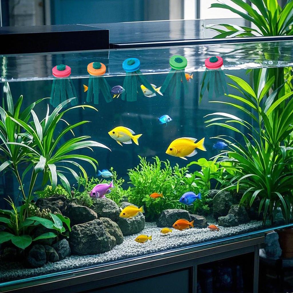 3//10pc Fish Spawning Mops,Floating Egg Collector For Aquarium Tanks