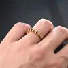 Personality Rotated Bead Ring Anxiety Decompression Finger-Ring Anti Anxiety Ring for Women Men Fidget-Rings Jewelry