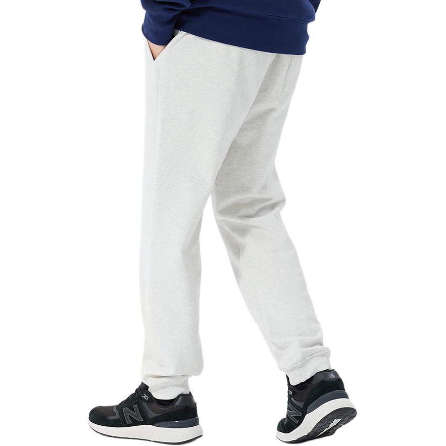 New Balance Knitted Sweatpants Unisex Gray Moderate Cuffed Pants 6LD38511-OA