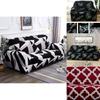 Luxuriöse Stretch-Sofabezüge für 1/2/3/4-Sitzer-Schutz in elegantem Schwarz und Rot