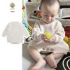 Infant Cotton Knitted Romper - Color Dot Design for Autumn/Winter