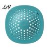 Bathroom Hair Catcher Kitchen Sink Strainer Mat with Suction Cup Food Residue & TPR Drain Filter Floor Cover Anti Clogging Mesh for Odor Proof
