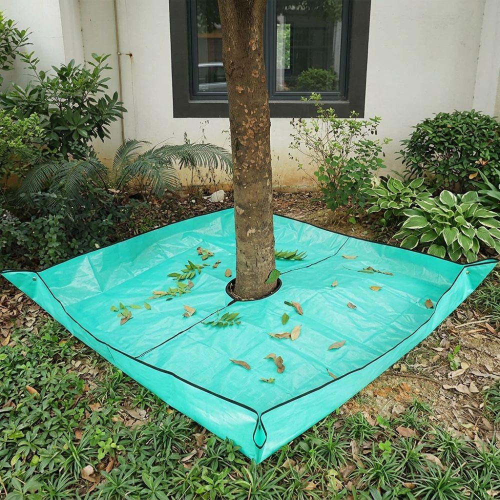 Corner Grommets Tree Trimming Drop Cloth Waterproof Yard Tree Work Mat  Garden Yard Cleanup