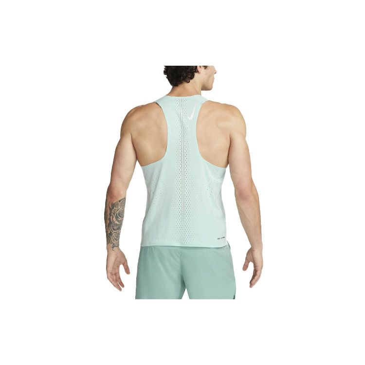 Nike Solid Color Brand Logo Sleeveless Vest Men Tops Emerald-Ice DM4624-346