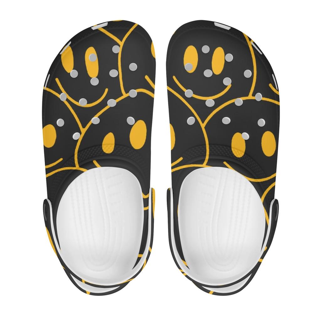 Trendy Printed EVA Clogs Adult Unisex Breathable Lightweight Slip On Casual Footwear Soft Sole Summer Sandals Summer Daily Wear