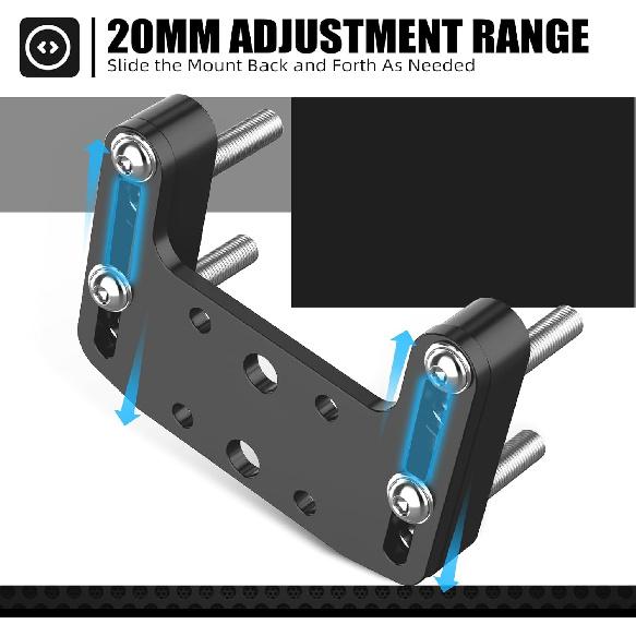 NICECNC GPS Stout Mount Top Bar Clamp Handlebar Compatible with KTM 125-530 SX/SX-F/EXC/EXC TPI/EXC-F/XC/XC-F/XC-W/XC-W TPI/XCF-W 2004-2023 690