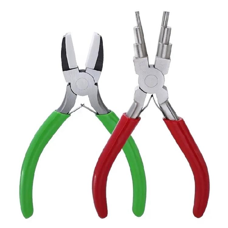 Jewelry Accessories Repair Making Kit Cutting/Bending Wire Small Pliers 6 in 1 Jewelry Bail Making Pliers