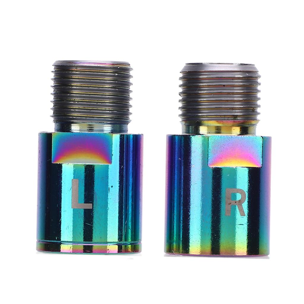 2Pcs Bike Pedal Extension Shaft Ti Alloy Protective Effortless Use Reduce Friction Bike Pedal