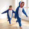 Piżama Onesie Kigurumi Kostium Przebranie Granatowy Rekin Dzieci 135-145Cm