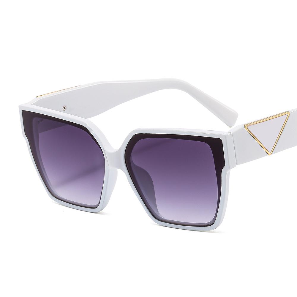 FS5016 2024 Designer Trendy Vintage Fashion Retro Big Frame Unisex Custom Rectangle Sunglasses