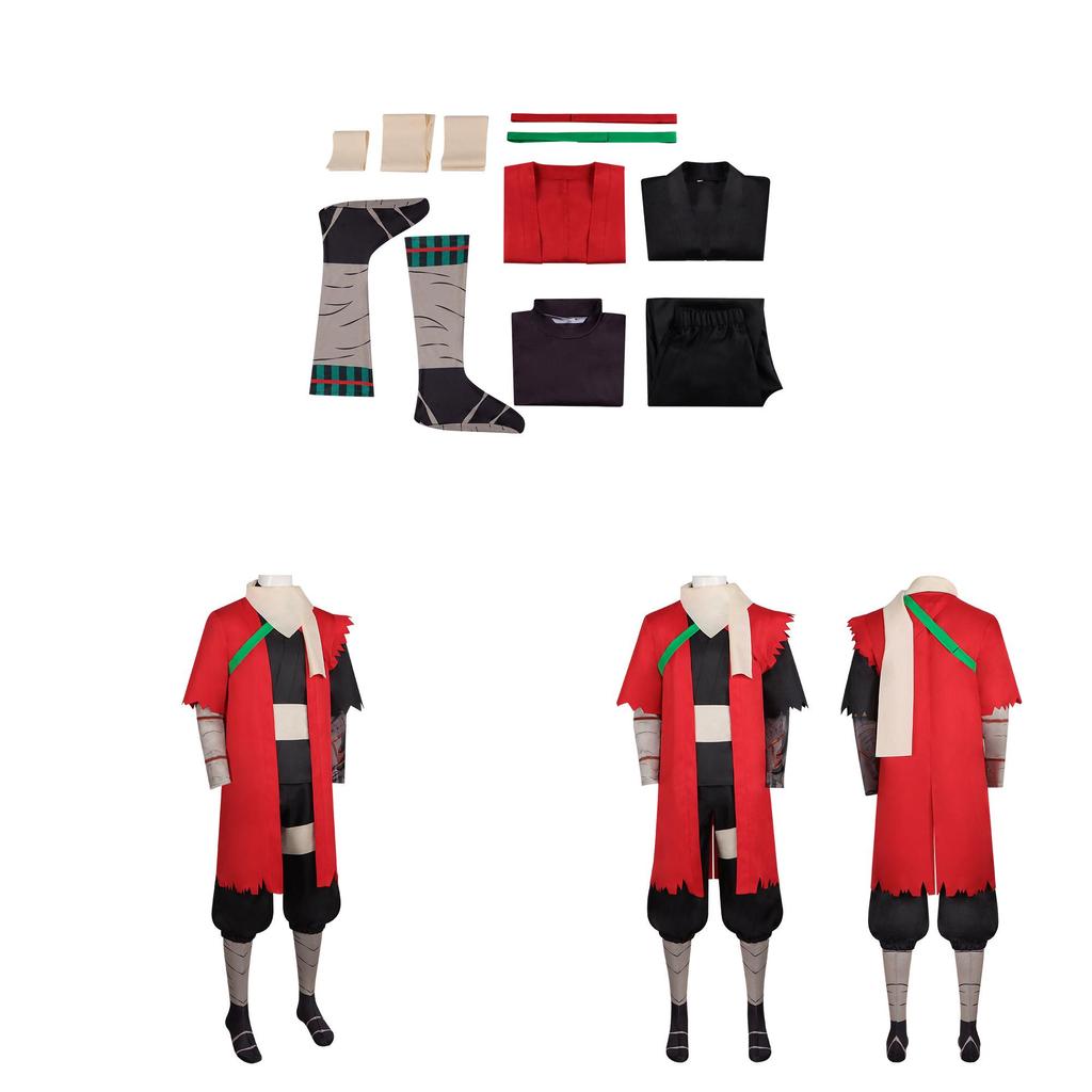 Sekiro No Defeat Cosplay Costume For Anime Gaming Role Play With Uniform Wool For Adult Men
