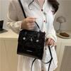 Single Shoulder Double Shoulder Bag Women's New Fashion Girl Heart Casual Multi-purpose Small Square Bag Spring and Summer Women's Bag