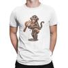 Classic Novelty 100 Cotton Tshirt Cute Monkey Hugging Plush Tops Tees For Unisex