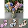 Artificial Pagoda Hydrangea Bouquet Wedding Photo Props Luxury Table Decor Faux Flower Stems 77 Chars