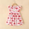 Girls Summer Floral Rayon Spaghetti Strap Princess Dress Kids Beach Sundress Cotton Silk Casual Party Wear