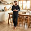 Men's Loose Fit Pajama Set Casual Comfortable Sleepwear for Home Lounging