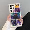 Handyhülle mit Zeichentrickfigur für Samsung S24ultra-Transparente Acryl-Hartschale Stoßfest Kreative Hülle für Samsung S24/S23/S22/S21/Ultra/Plus
