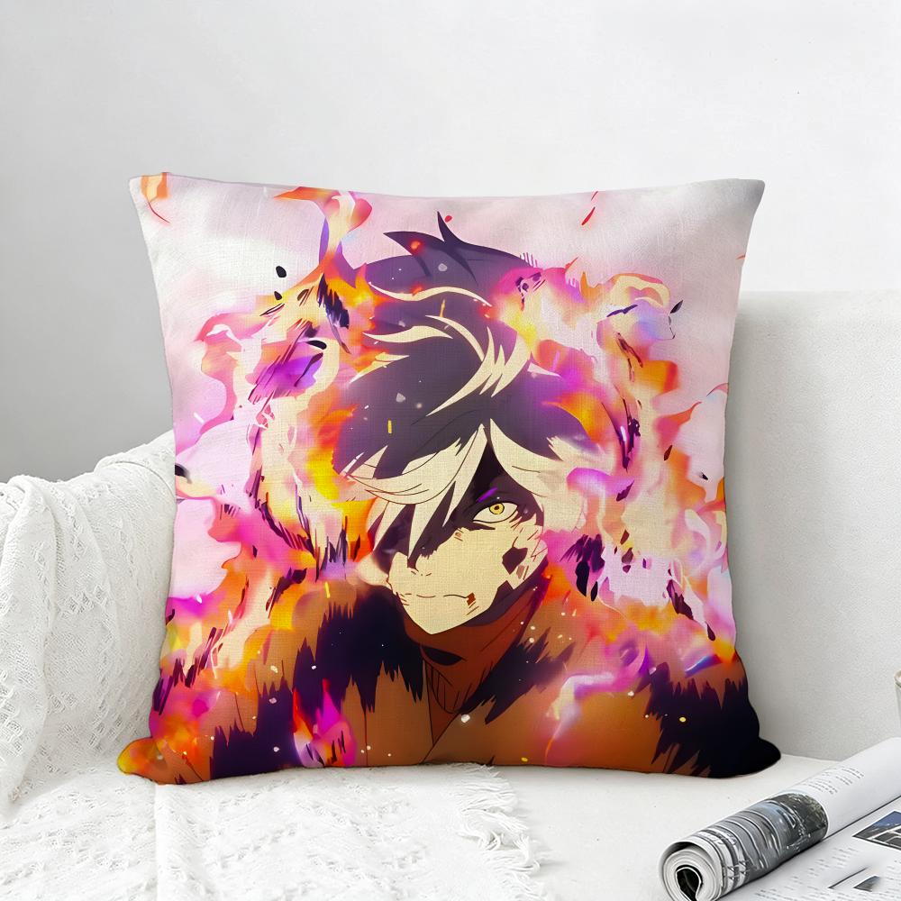 Anime Hells Paradise Cushion Cover Natural Linen Pillowcase Set AllinOne Decor for Sofa Bedroom  Chair