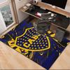 Football Club Emblem Office Rug Chair Mat, Game Carpet, Suitable for Front Door, Bedroom, Living Room, Desk, Holiday Gift
